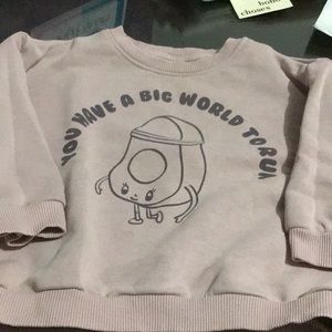 Zara girls sweatshirt
